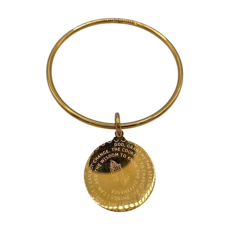 Rockstar In Rome Gold Bangle Bracelet