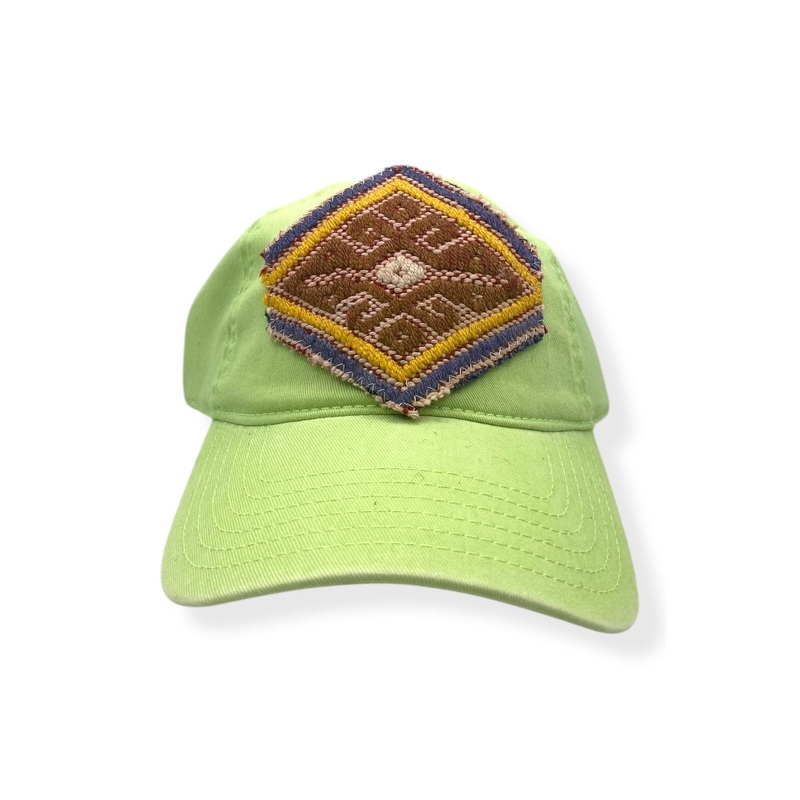 Kilim Baseball Hat – Lime 11