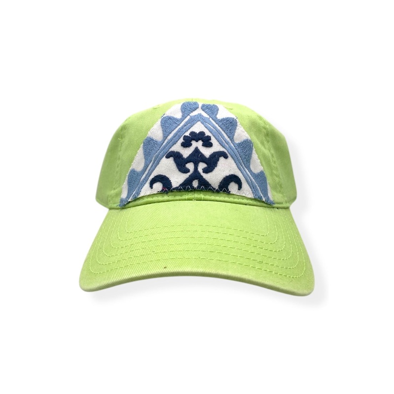 Kilim Baseball Hat – Lime 14