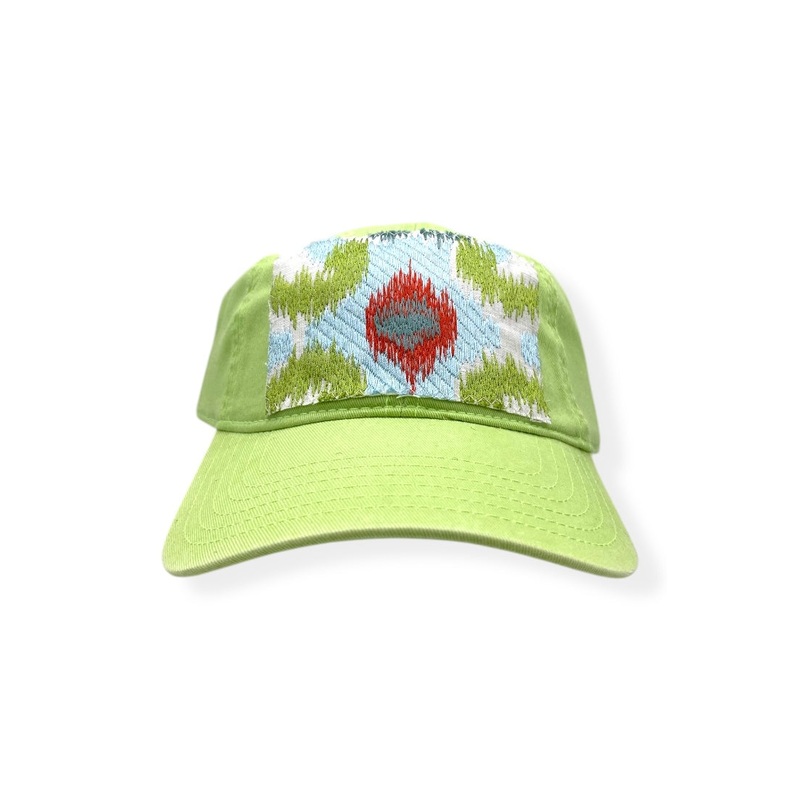 Kilim Baseball Hat – Lime 25