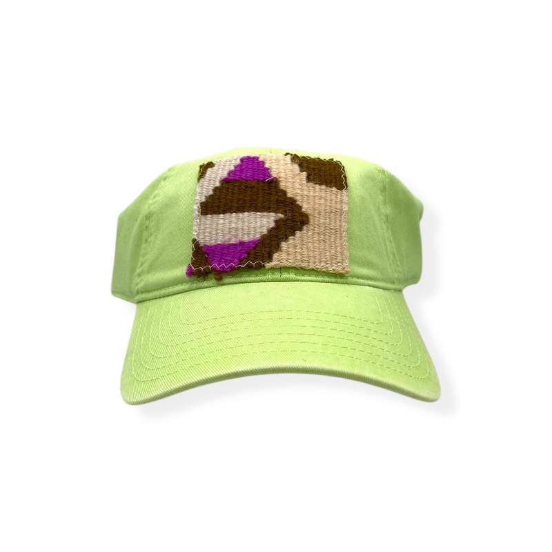 Kilim Baseball Hat – Lime 37