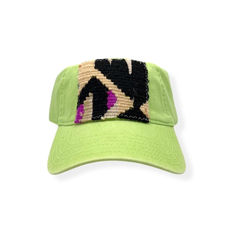 Kilim Baseball Hat – Lime 7