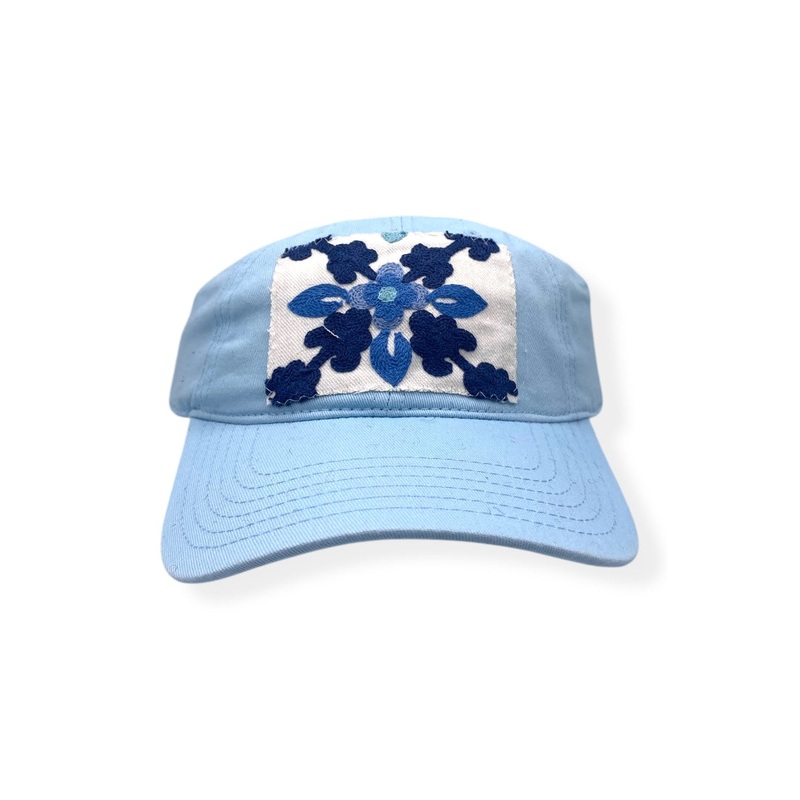 Kilim Baseball Hat – Pale Blue 17
