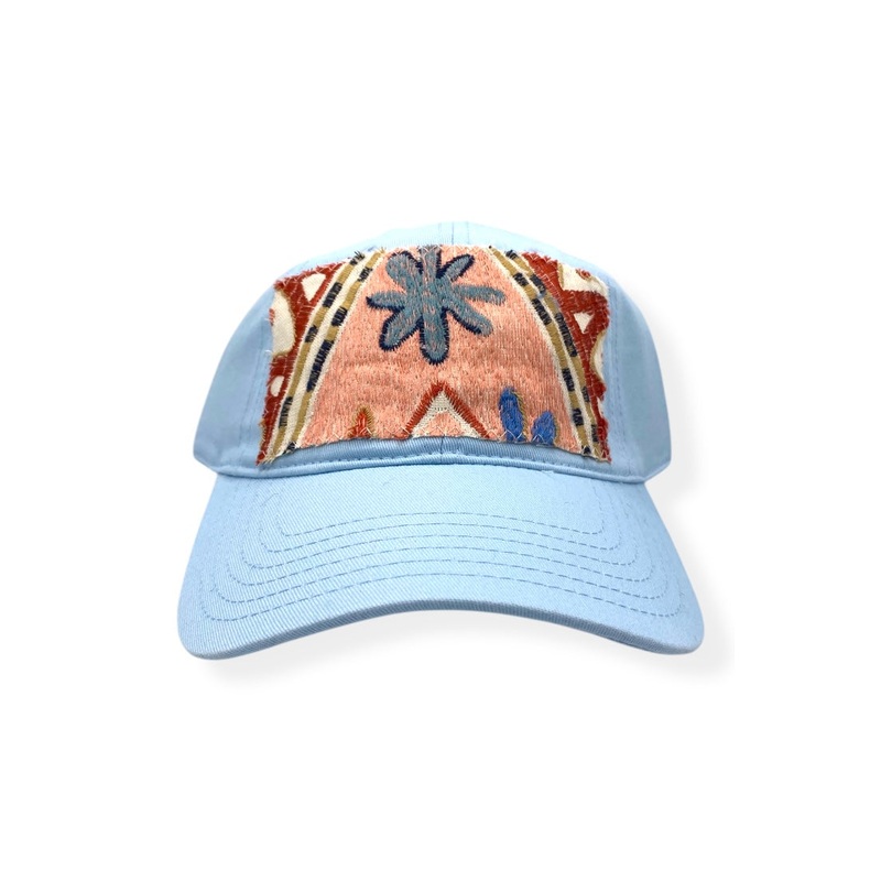 Kilim Baseball Hat – Pale Blue 23