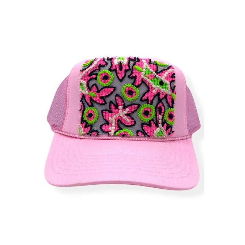 Kilim Trucker Hat – Baby Pink 116