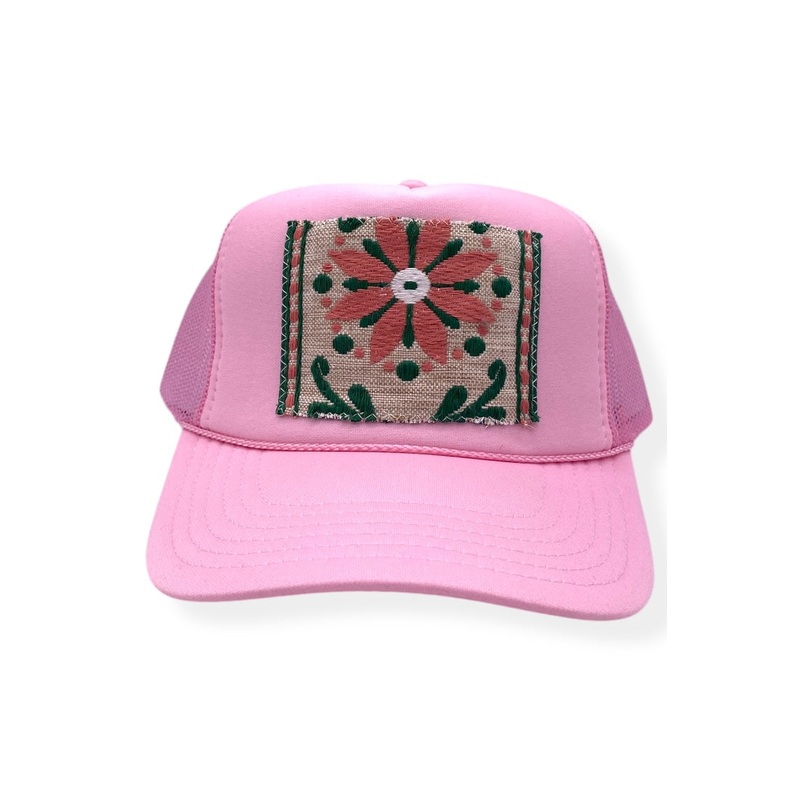 Kilim Trucker Hat – Baby Pink 118