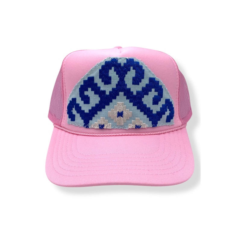 Kilim Trucker Hat – Baby Pink 74