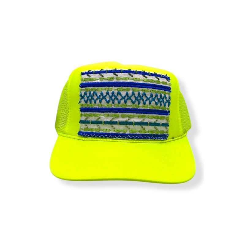 Kilim Trucker Hat – Neon Yellow 8