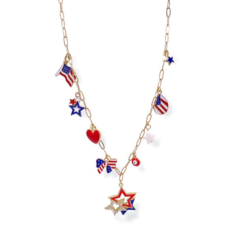 All American Girl Charm Necklace *Final Sale*