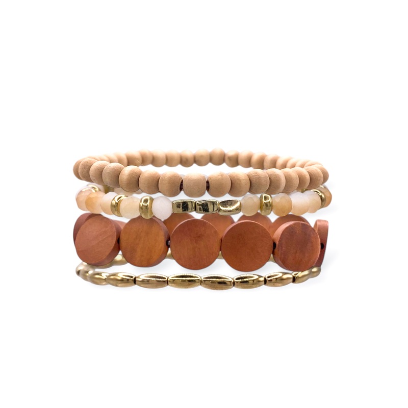 Back To The Basics Beaded Bracelet Set