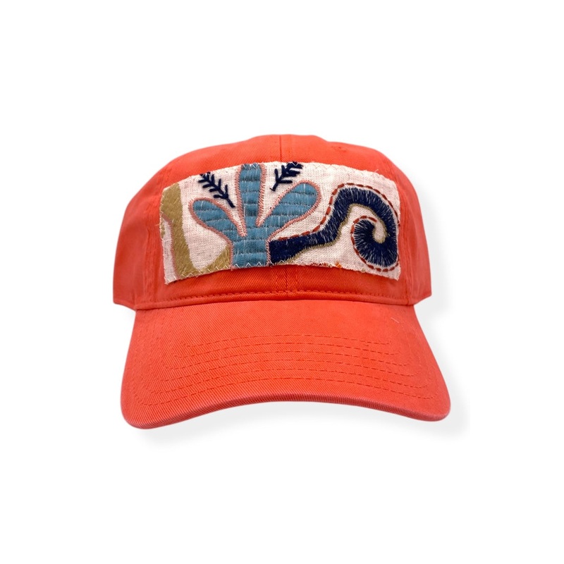 Kilim Baseball Hat Coral 11
