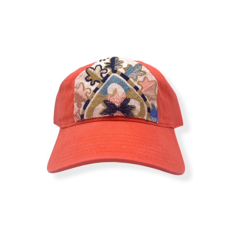 Kilim Baseball Hat Coral 17