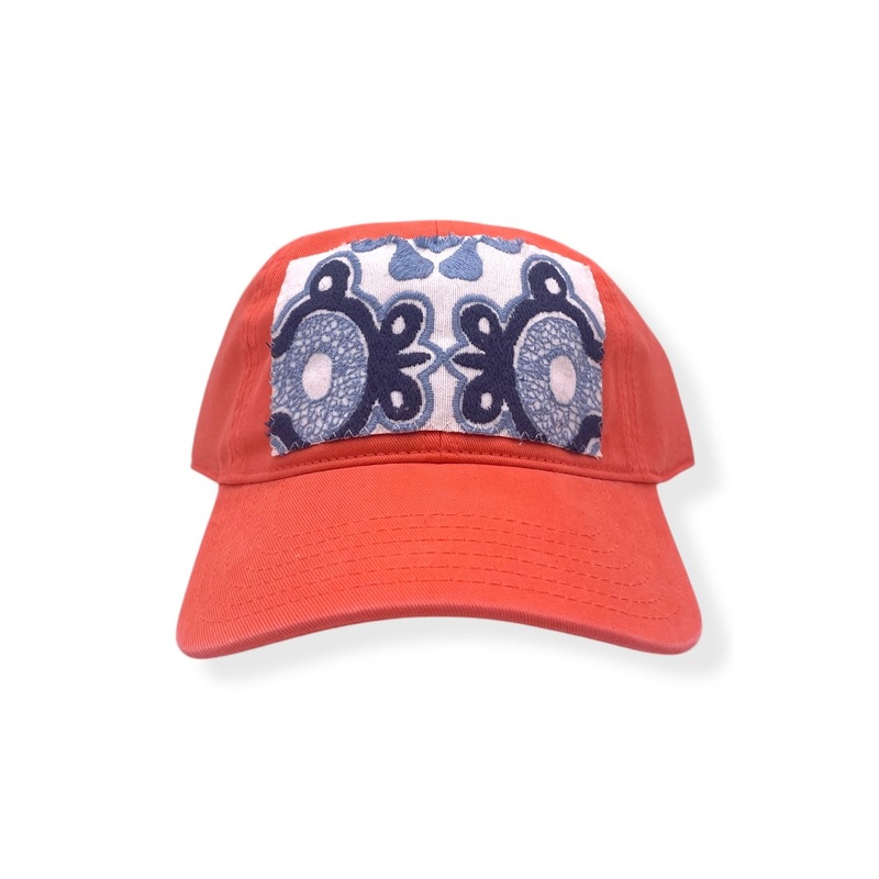 Kilim Baseball Hat Coral 18