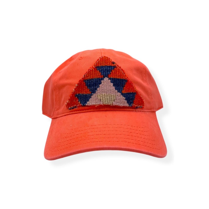 Kilim Baseball Hat Coral 6