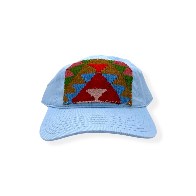 Kilim Baseball Hat – Pale Blue 6