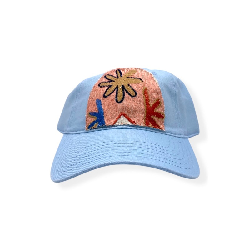 Kilim Baseball Hat – Pale Blue 9