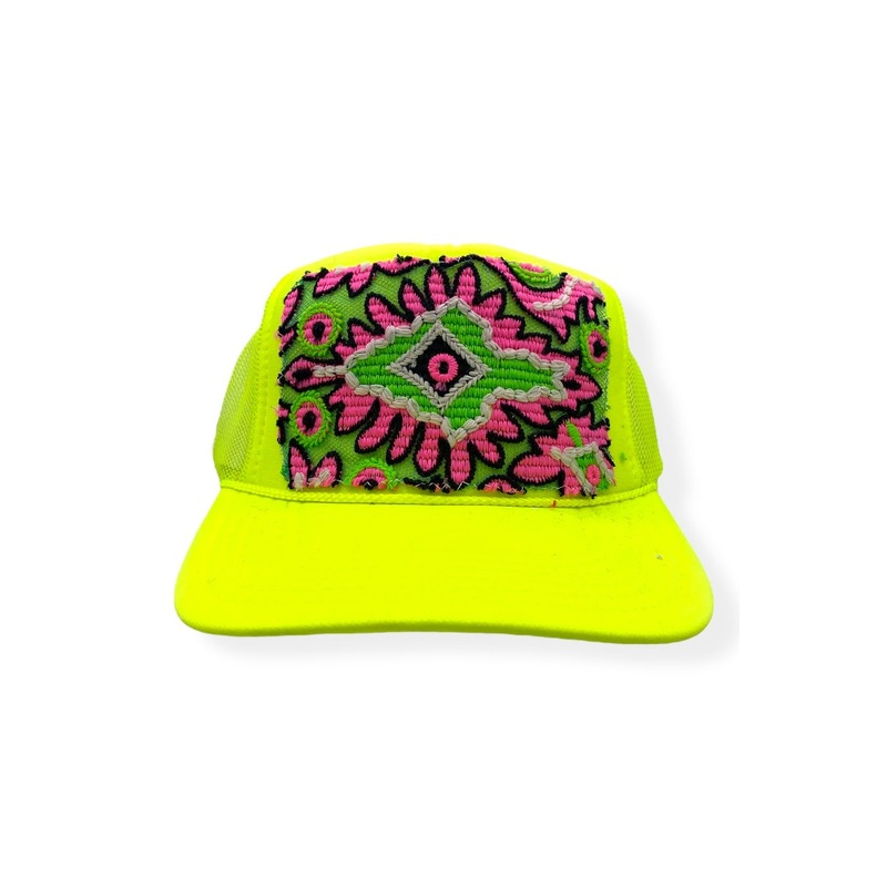 Kilim Trucker Hat – Neon Yellow 12