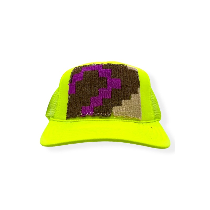 Kilim Trucker Hat – Neon Yellow 18