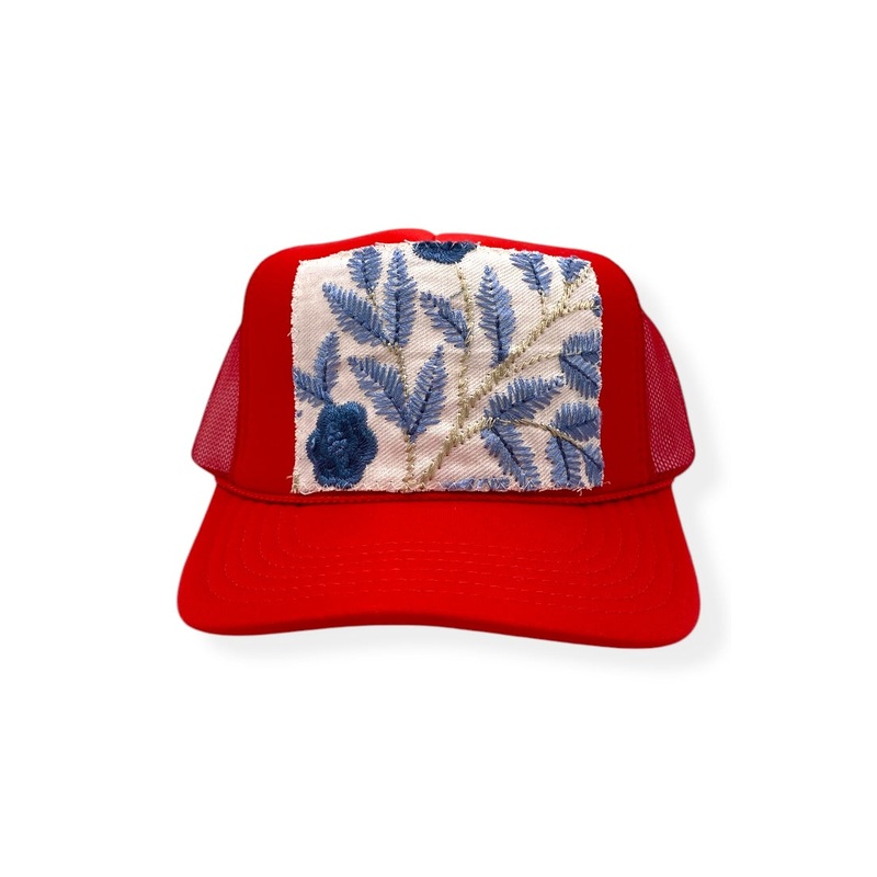 Kilim Trucker Hat – Red 191