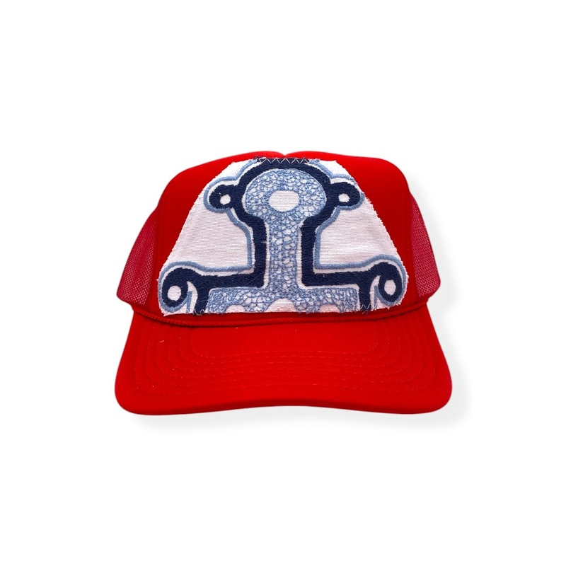 Kilim Trucker Hat – Red 193