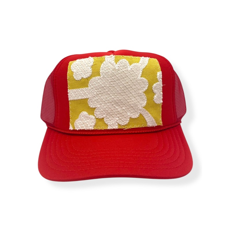 Kilim Trucker Hat – Red 208