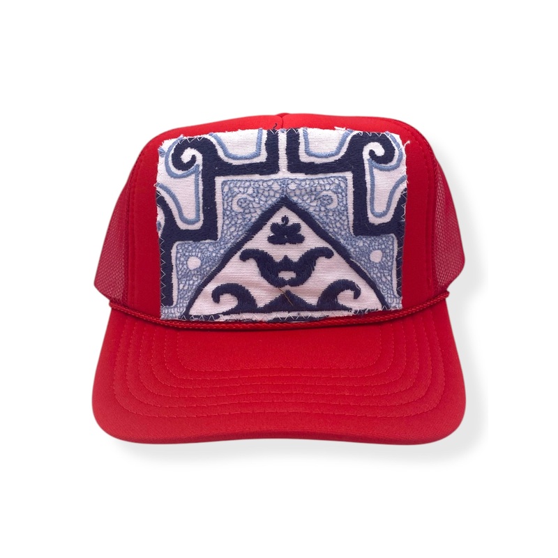Kilim Trucker Hat – Red 212
