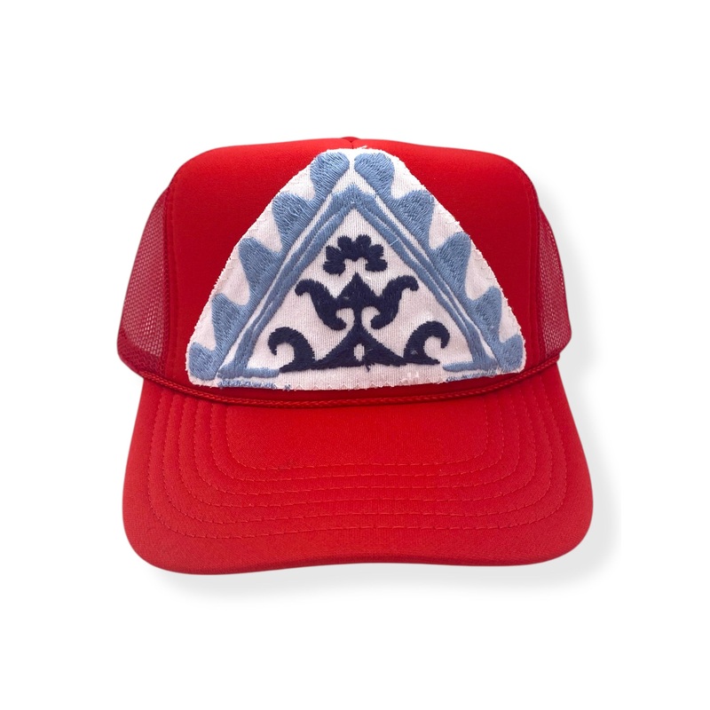 Kilim Trucker Hat – Red 213
