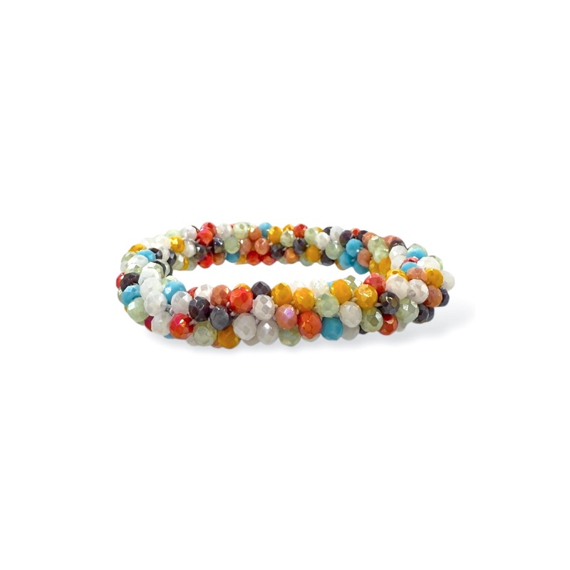 Top Notch Beaded Bracelet|Light Multi