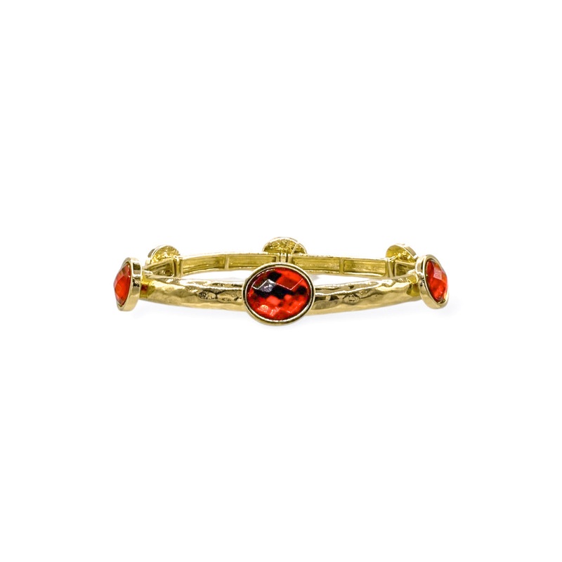 Bright and Early Red Bracelet|Red