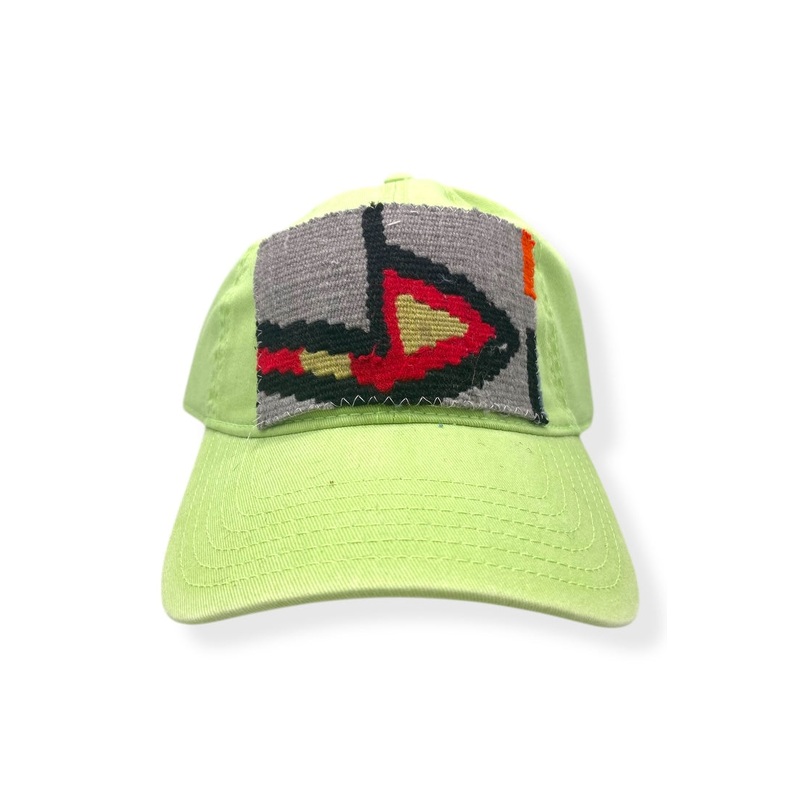 Kilim Baseball Hat – Lime 17
