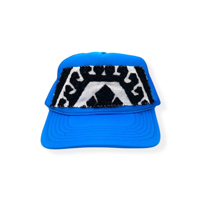 Kilim Trucker Hat – Electric Blue 8