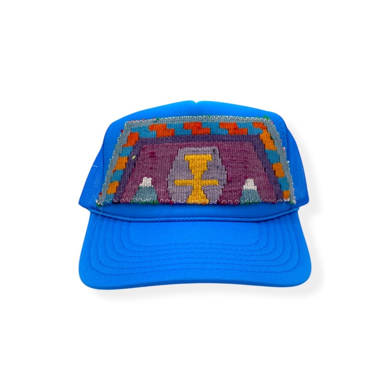 Kilim Trucker Hat – Electric Blue 9