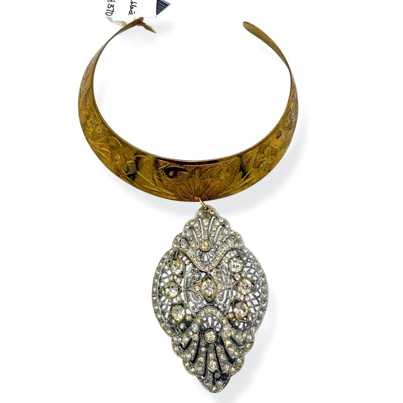 Made In The Deep South 1920s Brooch 1960s Choker Necklace