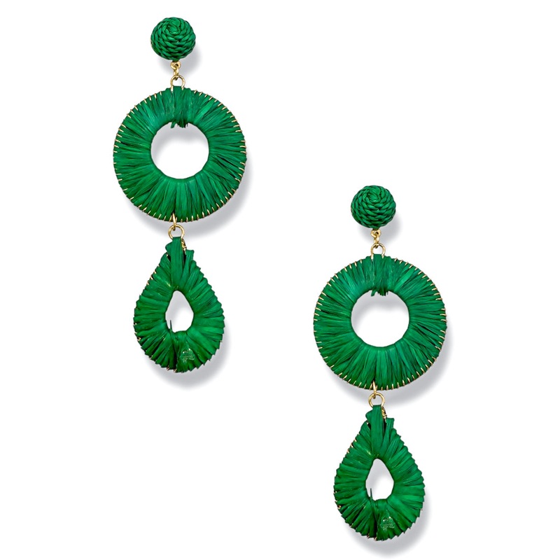 No Matter What Raffia Drop Earrings