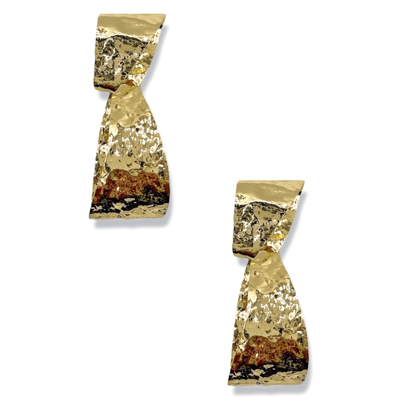 Validation Metal Earrings|Gold