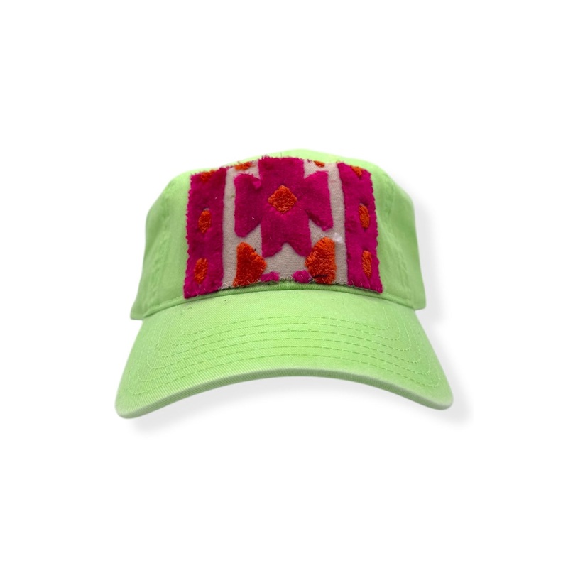 Kilim Baseball Hat – Lime 62