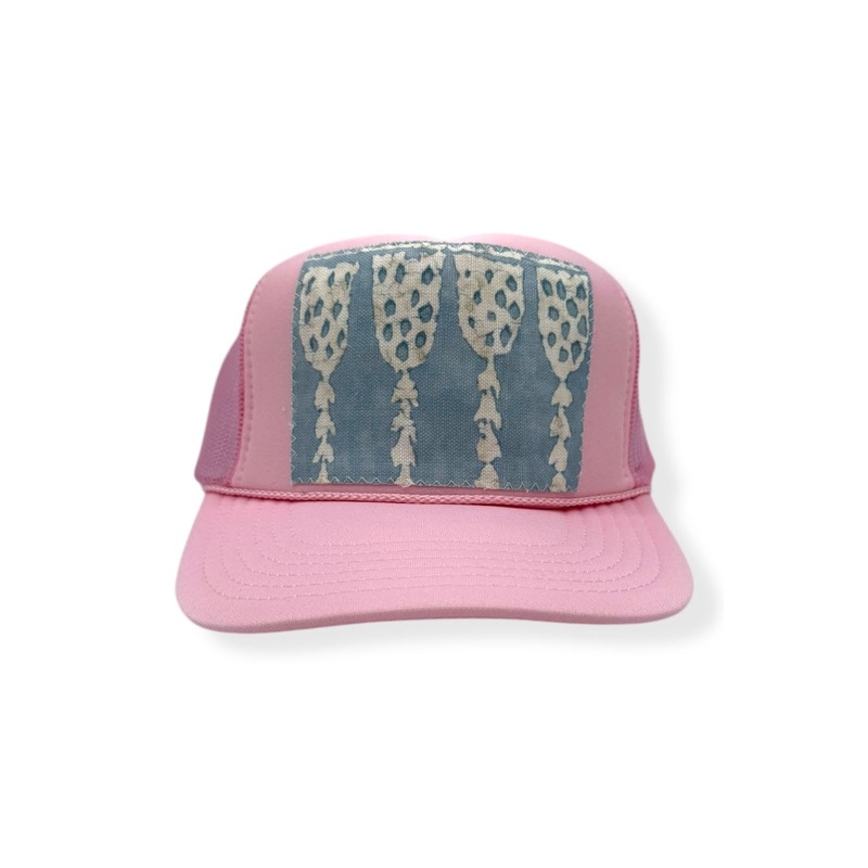 Kilim Trucker Hat – Baby Pink 139