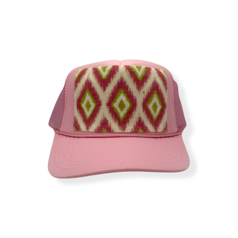 Kilim Trucker Hat – Baby Pink 146