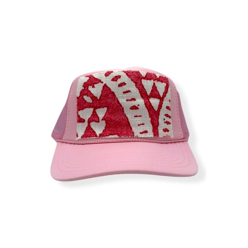 Kilim Trucker Hat – Baby Pink 149
