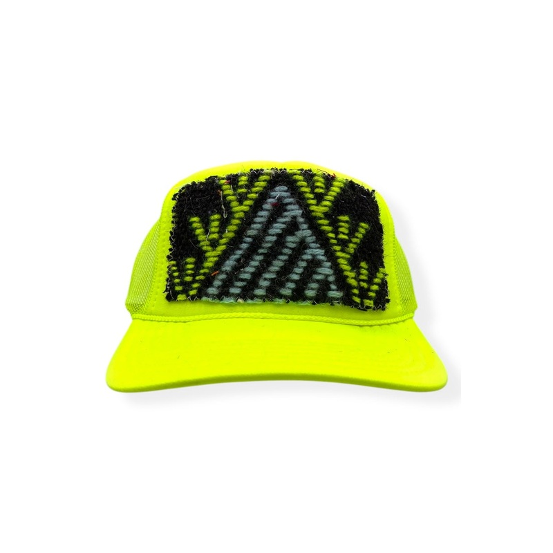 Kilim Trucker Hat – Neon Yellow 14