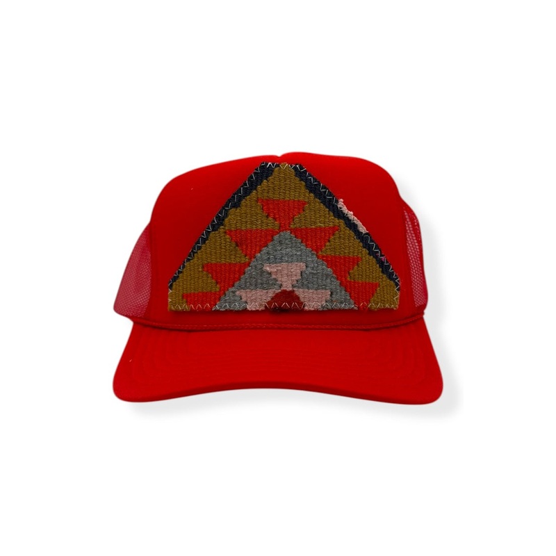 Kilim Trucker Hat – Red 218