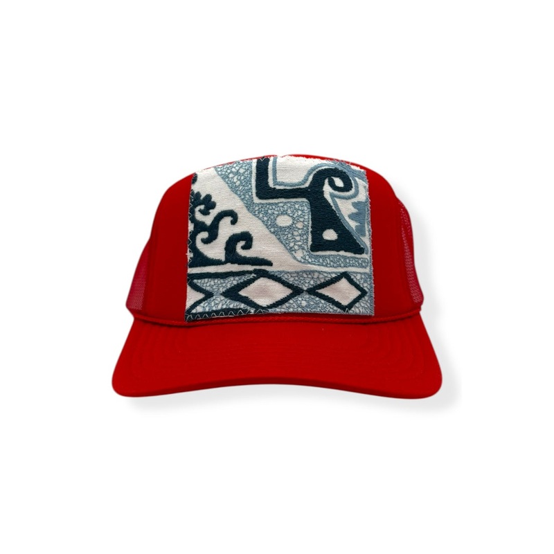 Kilim Trucker Hat – Red 233