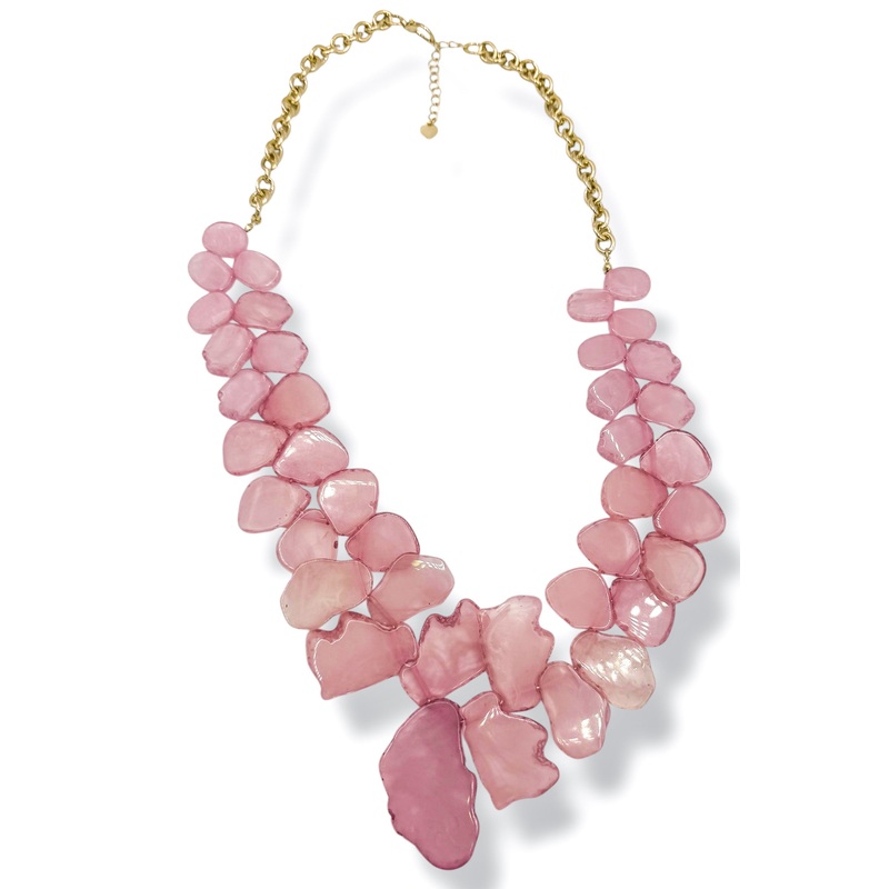 So Much To Take Disc Necklace|Light Purple