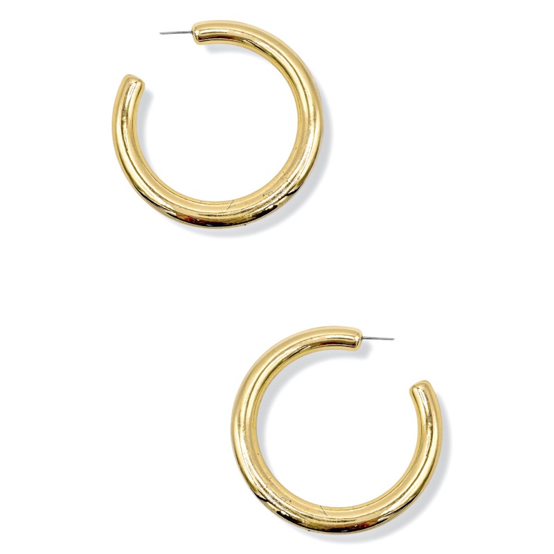Stand By Be Gold Hoops *Final Sale*