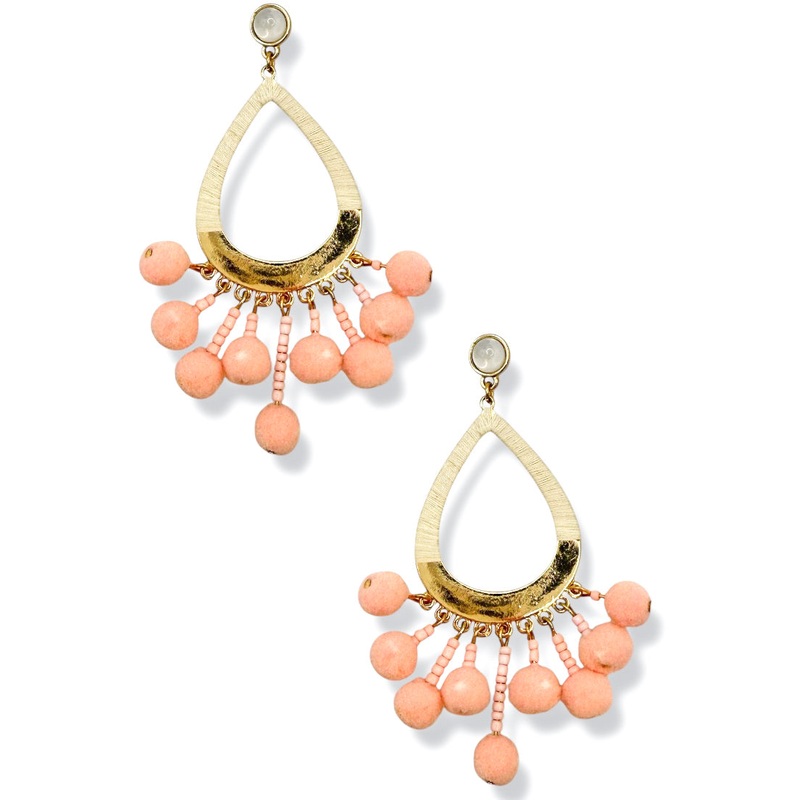 That’s a Wrap Pink PomPom Earrings *Final Sale*