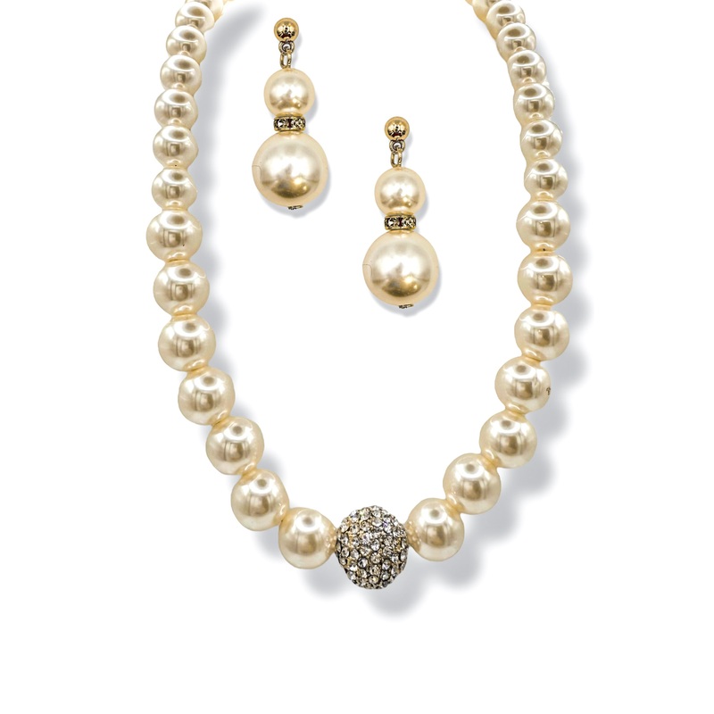 Back to The Start Cream Beaded Necklace