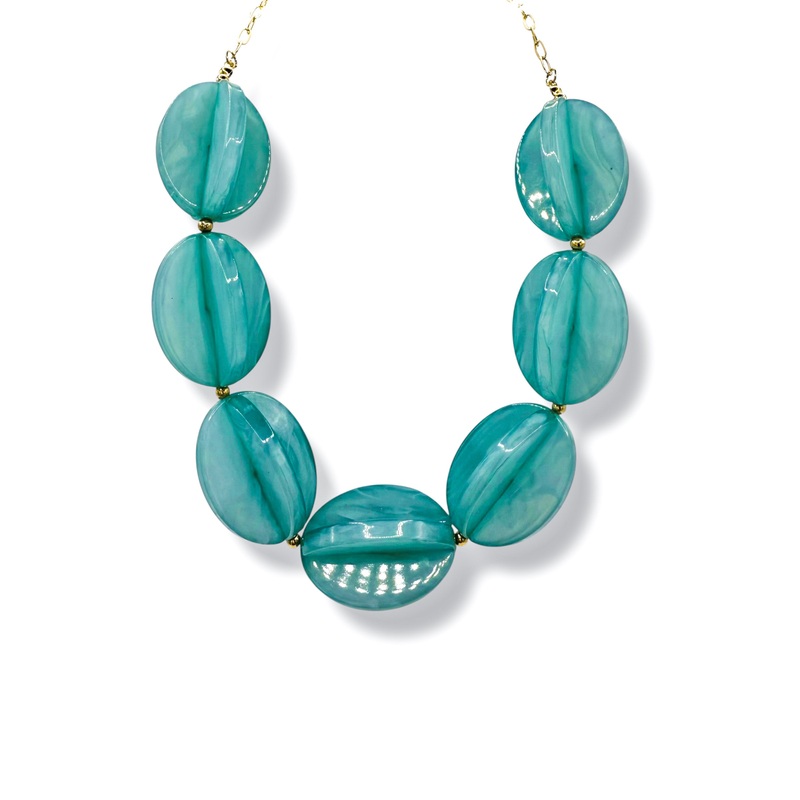 Bold Enough Mint Green Statement Necklace *Final Sale*
