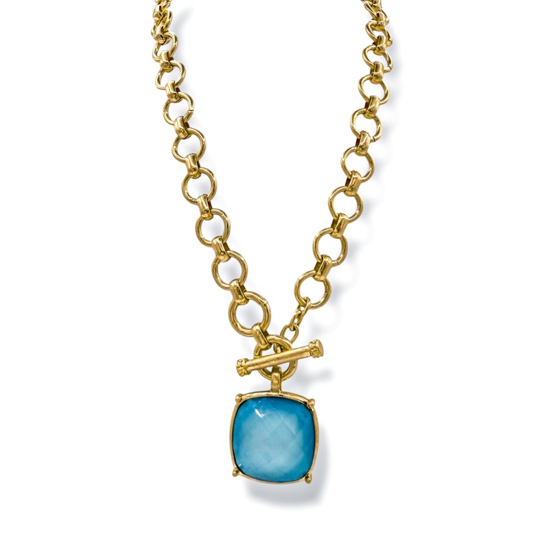 Courtney Icy Blue Statement Necklace