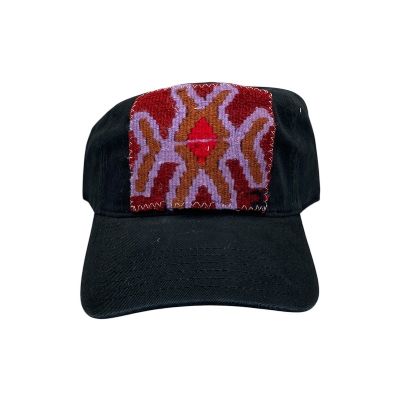Kilim Baseball Hat – Black 4