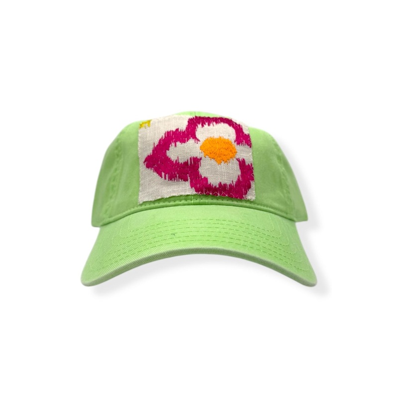 Kilim Baseball Hat – Lime 75